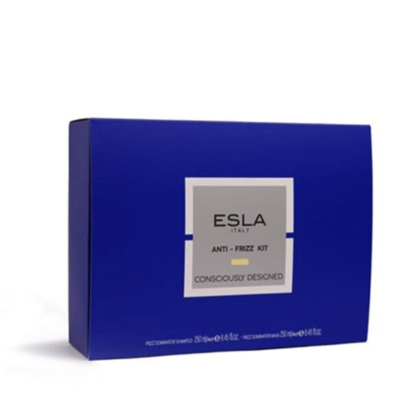 "ESLA ITALY ANTI FRIZZ KIT FRIZZ DOMINATOR SHAMPOO, FRIZZ DOMINATOR MASK 250ML+250ML "